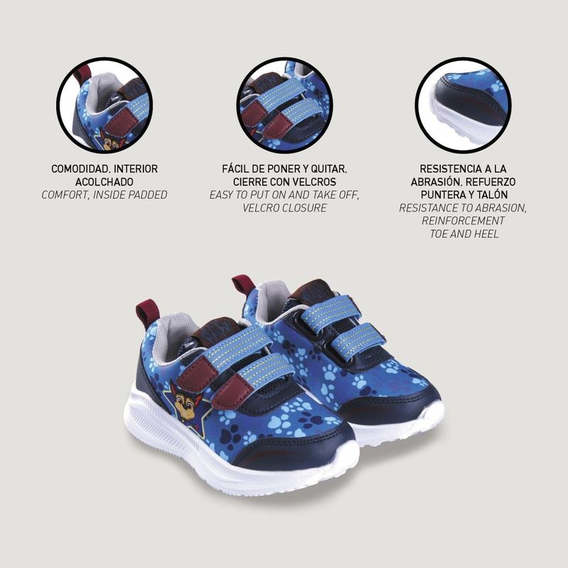 Fashion, accesorii si bijuterii - Copii - Incaltaminte copii - Pantofi copii - Pantofi sport Paw Patrol, Albastru,model  2300004981, Marime 25 EU, Albastru - Infinity.ro