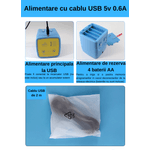 Casa si Gradina - Gradinarit si plante - Instalatii si accesorii pentru irigatii - Accesorii irigare - Kit de irigat la radacina plantelor, Florilor, WIFI, 20 Ghivece, 2 Pompe, Programator irigare, Aplicatie Smart Life - Infinity.ro