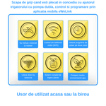 Casa si Gradina - Gradinarit si plante - Instalatii si accesorii pentru irigatii - Accesorii irigare - Kit de irigat la radacina plantelor, Florilor, WIFI, 20 Ghivece, 2 Pompe, Programator irigare, Aplicatie Smart Life - Infinity.ro