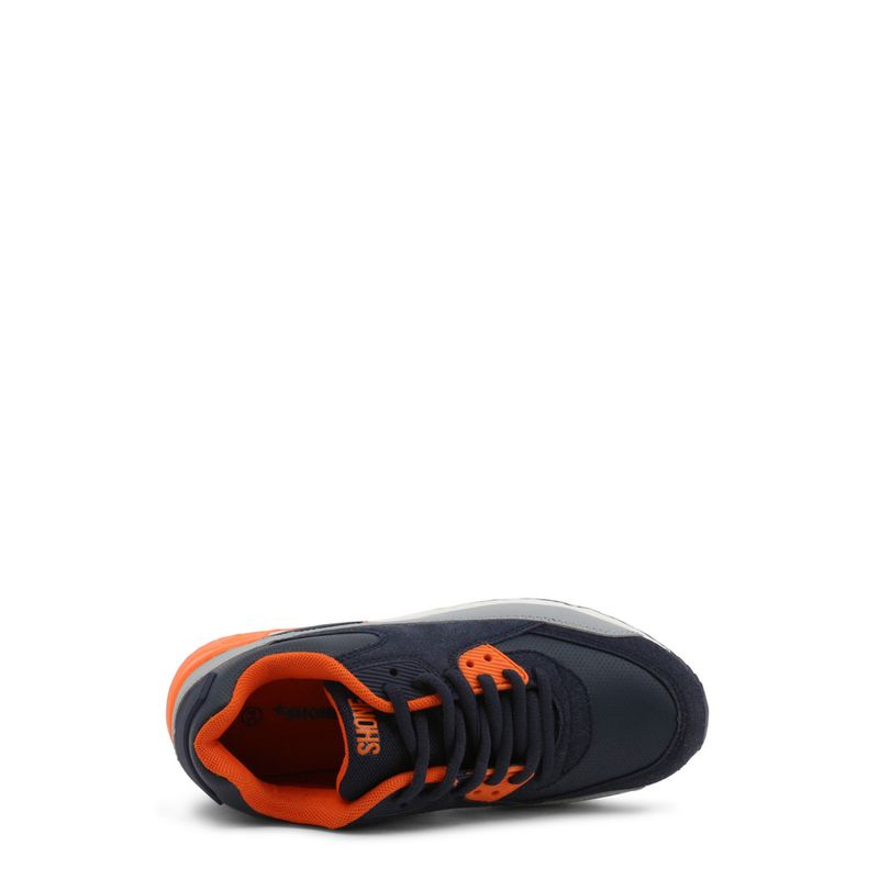 Fashion, accesorii si bijuterii - Copii - Incaltaminte copii - Sneakers si tenisi copii - Pantofi sport Shone 005-002, 35 EU, Albastru/Portocaliu - Infinity.ro