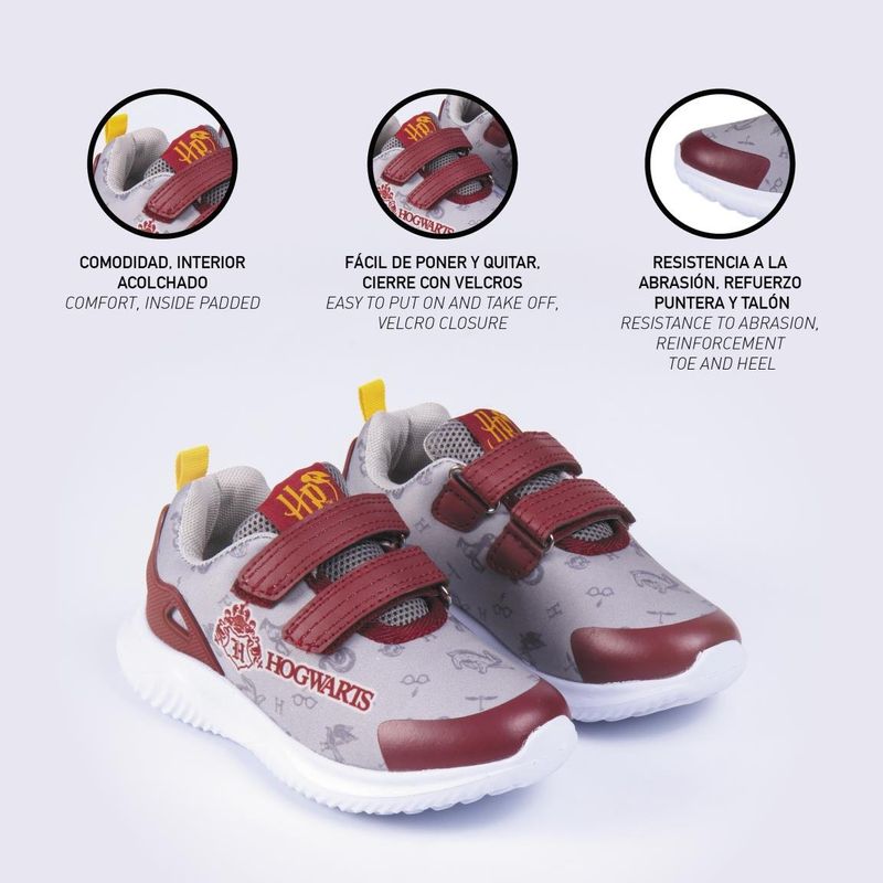 Fashion, accesorii si bijuterii - Copii - Incaltaminte copii - Pantofi copii - Pantofi sport Harry Potter, 2300005093 29 EU Gri/Rosu - Infinity.ro