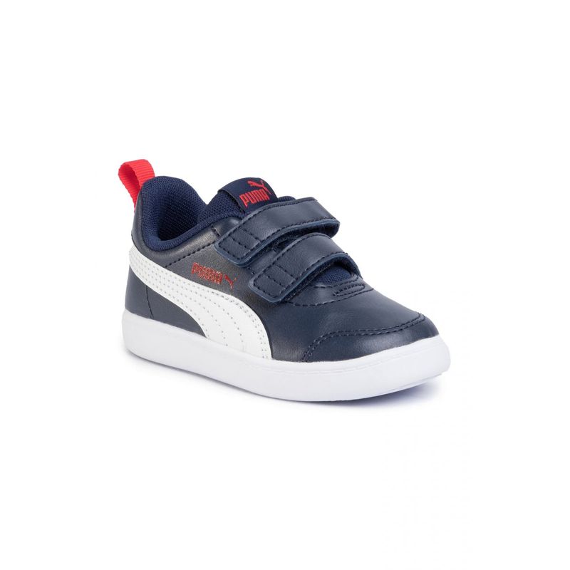 Fashion, accesorii si bijuterii - Copii - Incaltaminte copii - Sneakers si tenisi copii - Pantofi sport puma Courtflex V2 V Inf 371544 27 EU Bleumarin - Infinity.ro