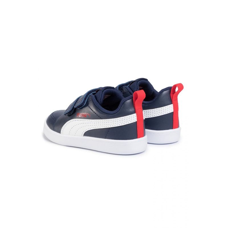 Fashion, accesorii si bijuterii - Copii - Incaltaminte copii - Sneakers si tenisi copii - Pantofi sport puma Courtflex V2 V Inf 371544 27 EU Bleumarin - Infinity.ro