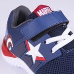 Fashion, accesorii si bijuterii - Copii - Incaltaminte copii - Pantofi copii - Pantofi sport cu luminite Capitan America,  model 2300004696, Marime 28 EU, Albastru - Infinity.ro
