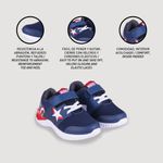 Fashion, accesorii si bijuterii - Copii - Incaltaminte copii - Pantofi copii - Pantofi sport cu luminite Capitan America, model 2300004696, Marime 34 EU, Albastru - Infinity.ro