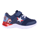 Fashion, accesorii si bijuterii - Copii - Incaltaminte copii - Pantofi copii - Pantofi sport cu luminite Capitan America, model 2300004696, Marime 34 EU, Albastru - Infinity.ro