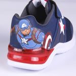 Fashion, accesorii si bijuterii - Copii - Incaltaminte copii - Pantofi copii - Pantofi sport cu luminite Capitan America, model 2300004696, Marime 34 EU, Albastru - Infinity.ro