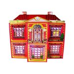 Jucarii, Copii si Bebe - Jucarii si jocuri - Papusi si accesorii - Casute de papusi si mobilier - Jucarie casuta de papusi, pentru fetite, vila cu etaj si mobilier, LeanToys, 479 - Infinity.ro
