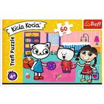 Jucarii, Copii si Bebe - Jucarii si jocuri - Jocuri si puzzle - Puzzle - Puzzle trefl 60 kicia kocia si prietenii - Infinity.ro