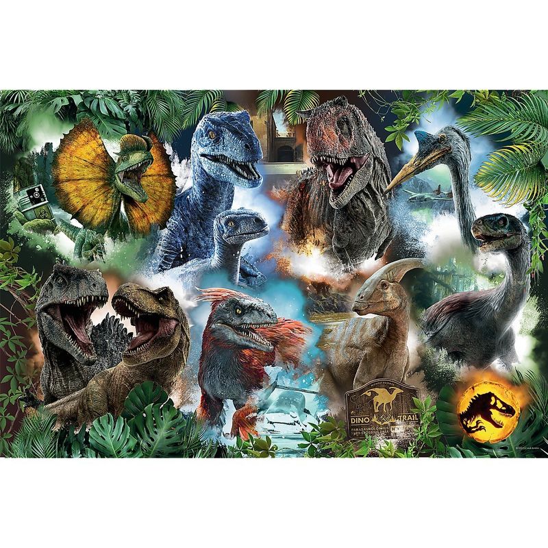 Jucarii, Copii si Bebe - Jucarii si jocuri - Jocuri si puzzle - Puzzle - Puzzle trefl 300 jurrasic world dinozaurii favoriti - Infinity.ro
