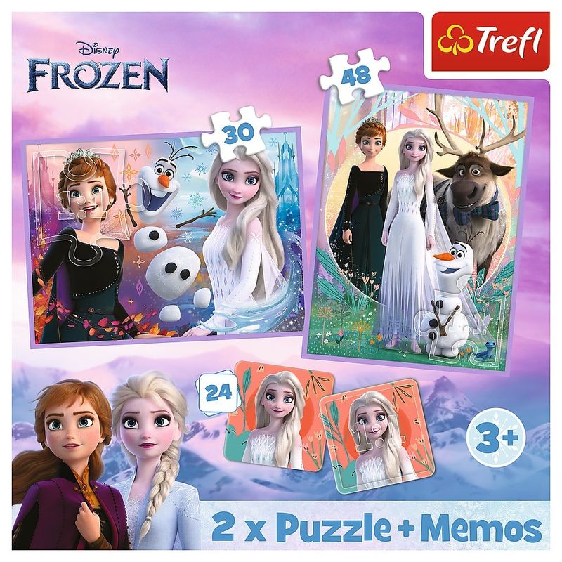 Jucarii, Copii si Bebe - Jucarii si jocuri - Jocuri si puzzle - Puzzle - Puzzle trefl 2in1 memo disney frozen printesele si taramul lor - Infinity.ro