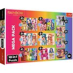 Jucarii, Copii si Bebe - Jucarii si jocuri - Jocuri si puzzle - Puzzle - Puzzle trefl 10in1 rainbow high papusile fashion - Infinity.ro