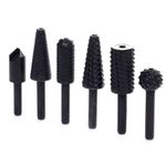 Casa si Gradina - Constructii - Scule electrice si accesorii - Seturi si accesorii pentru gaurit si insurubat - Set de freze 3 pentru metal si 3 pentru lemn N.11214 - Infinity.ro