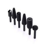 Casa si Gradina - Constructii - Scule electrice si accesorii - Seturi si accesorii pentru gaurit si insurubat - Set de freze 3 pentru metal si 3 pentru lemn N.11214 - Infinity.ro