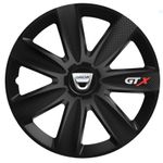 Auto si Moto - Anvelope si jante - Accesorii roti - Capace roti - Set 4 capace Autohelix MSA® GTX Carbon negru Dacia, R16 - Infinity.ro