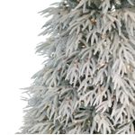 Casa si Gradina - Decoratiuni - Decoratiuni de sezon - Brad artificial Snowy River cu zapada si lumini, PE, 198 cm, 600 leduri - Infinity.ro