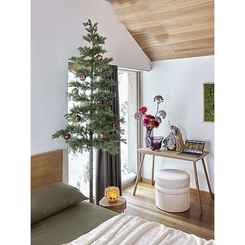 Casa si Gradina - Decoratiuni - Decoratiuni de sezon - Brad artificial decorativ Pino West, ace 3D, 216 cm, PE, verde - Infinity.ro