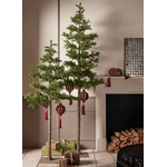 Casa si Gradina - Decoratiuni - Decoratiuni de sezon - Brad artificial decorativ Pino West, ace 3D, 216 cm, PE, verde - Infinity.ro
