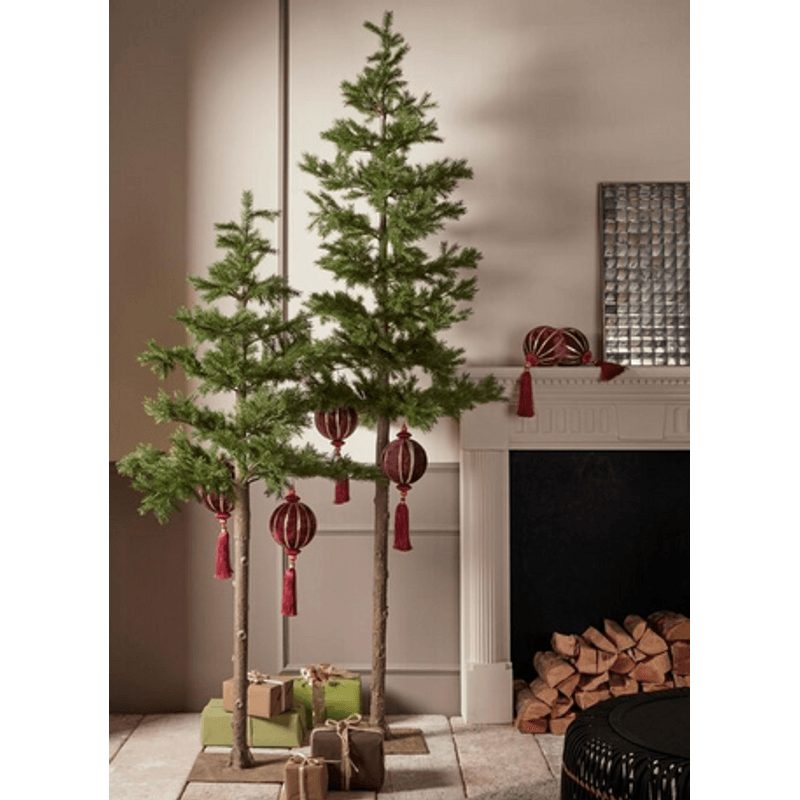 Casa si Gradina - Decoratiuni - Decoratiuni de sezon - Brad artificial decorativ Pino West, ace 3D, 216 cm, PE, verde - Infinity.ro