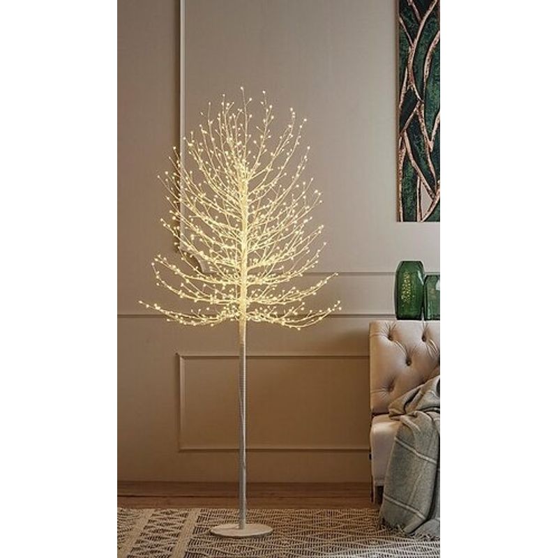 Casa si Gradina - Decoratiuni - Decoratiuni de sezon - Copac Faggio decorativ Craciun cu 900 led uri, 180 cm - Infinity.ro