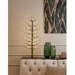 Casa si Gradina - Decoratiuni - Decoratiuni de sezon - Copac Faggio Base Black decorativ Craciun cu 320 led uri, 90 cm - Infinity.ro