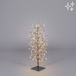 Casa si Gradina - Decoratiuni - Decoratiuni de sezon - Copac Faggio Base Black decorativ Craciun cu 320 led uri, 90 cm - Infinity.ro