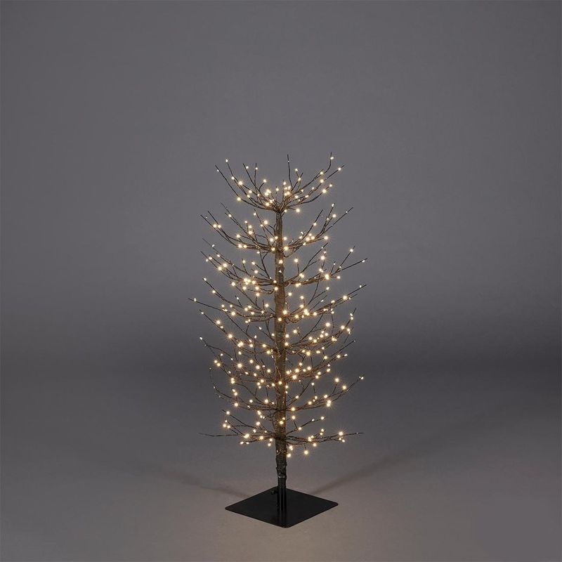 Casa si Gradina - Decoratiuni - Decoratiuni de sezon - Copac Faggio Base Black decorativ Craciun cu 320 led uri, 90 cm - Infinity.ro
