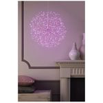 Casa si Gradina - Decoratiuni - Decoratiuni de sezon - Instalatie Craciun model sfera cu microleduri, 40 cm, roz - Infinity.ro