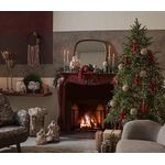 Casa si Gradina - Decoratiuni - Decoratiuni de sezon - Brad artificial Pino Luxury cu lumini, ace 3D, 210 cm, 4000 LED uri, PE, verde - Infinity.ro