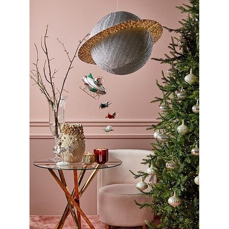 Casa si Gradina - Decoratiuni - Decoratiuni de sezon - Brad artificial Pino Luxury cu lumini, ace 3D, 210 cm, 4000 LED uri, PE, verde - Infinity.ro