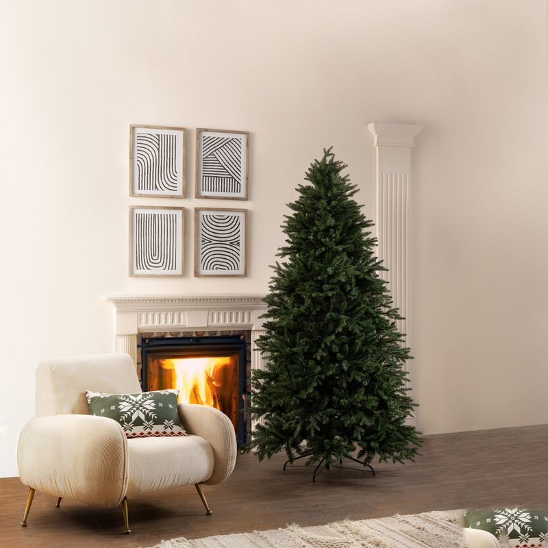 Casa si Gradina - Decoratiuni - Decoratiuni de sezon - Brad artificial Pino Cristallo, ace 3D, 210 cm, verde - Infinity.ro