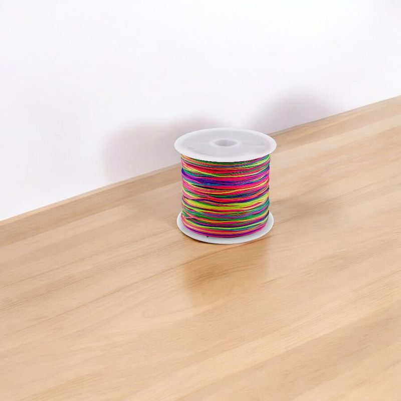 Casa si Gradina - Decoratiuni - DIY - Articole mercerie - Snur rotund din poliester Crisalida, diametru 0,5 mm, lungime 25 m, Multicolor - Infinity.ro