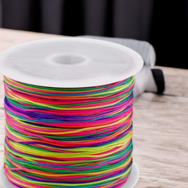 Casa si Gradina - Decoratiuni - DIY - Articole mercerie - Snur rotund din poliester Crisalida, diametru 0,5 mm, lungime 25 m, Multicolor - Infinity.ro