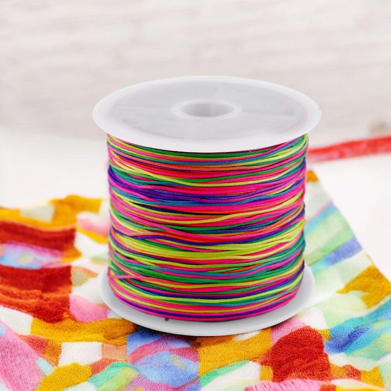 Casa si Gradina - Decoratiuni - DIY - Articole mercerie - Snur rotund din poliester Crisalida, diametru 0,5 mm, lungime 25 m, Multicolor - Infinity.ro