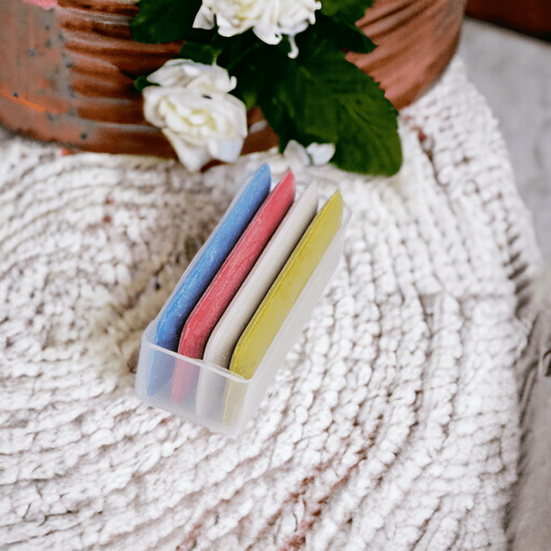 Casa si Gradina - Decoratiuni - DIY - Articole mercerie - Creta pentru croitorie Crisalida, 4 bucati / cutie, Multicolor - Infinity.ro