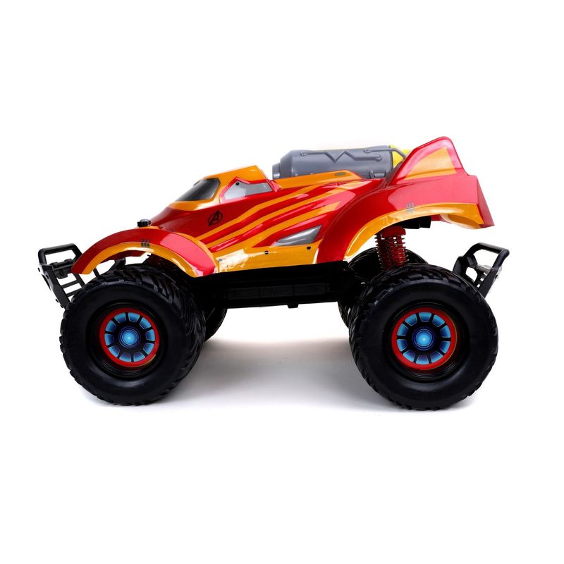 Jucarii, Copii si Bebe - Jucarii si jocuri - Vehicule si jucarii cu telecomanda - Masinute - MASINUTA CU TELECOMANDA MARVEL RC IRON THRUSTER SCARA 1:14 - Infinity.ro