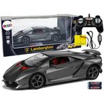 Jucarii, Copii si Bebe - Jucarii si jocuri - Vehicule si jucarii cu telecomanda - Masinute - Masinuta RC pentru copii cu telecomanda, Lamborghini Sesto gri,LeanToys, 9729 - Infinity.ro