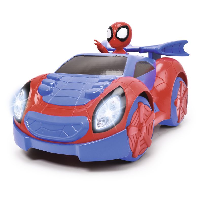 Jucarii, Copii si Bebe - Jucarii si jocuri - Vehicule si jucarii cu telecomanda - Masinute - Spidey prietenii extraordinari masinuta cu telecomanda web racer scara 1:18 - Infinity.ro