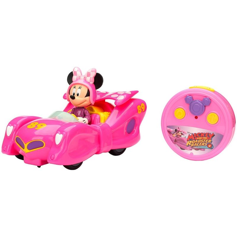 Jucarii, Copii si Bebe - Jucarii si jocuri - Vehicule si jucarii cu telecomanda - Masinute - Masina Jada Toys IRC Minnie Roadster Racer 1:24 19 cm cu telecomanda - Infinity.ro