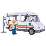 Jucarii, Copii si Bebe - Jucarii si jocuri - Vehicule si jucarii cu telecomanda - Masinute - Autobuz Simba Fireman Sam Trevors Bus cu figurina si accesorii - Infinity.ro