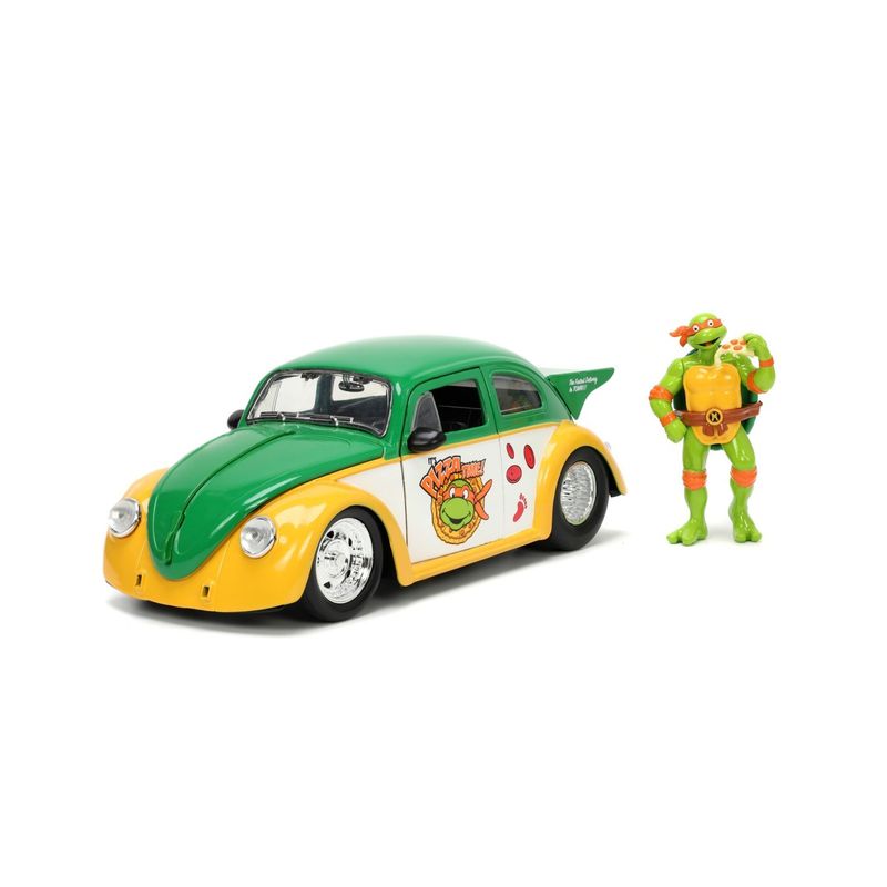 Jucarii, Copii si Bebe - Jucarii si jocuri - Vehicule si jucarii cu telecomanda - Masinute - Jada masinuta metalica testoasele ninja 1959 volkswagen drag beetle 1:24 - Infinity.ro