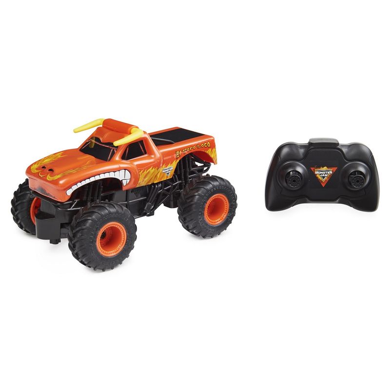Jucarii, Copii si Bebe - Jucarii si jocuri - Vehicule si jucarii cu telecomanda - Masinute - Monster jam rc masinuta el toro loco scara 1:24 - Infinity.ro