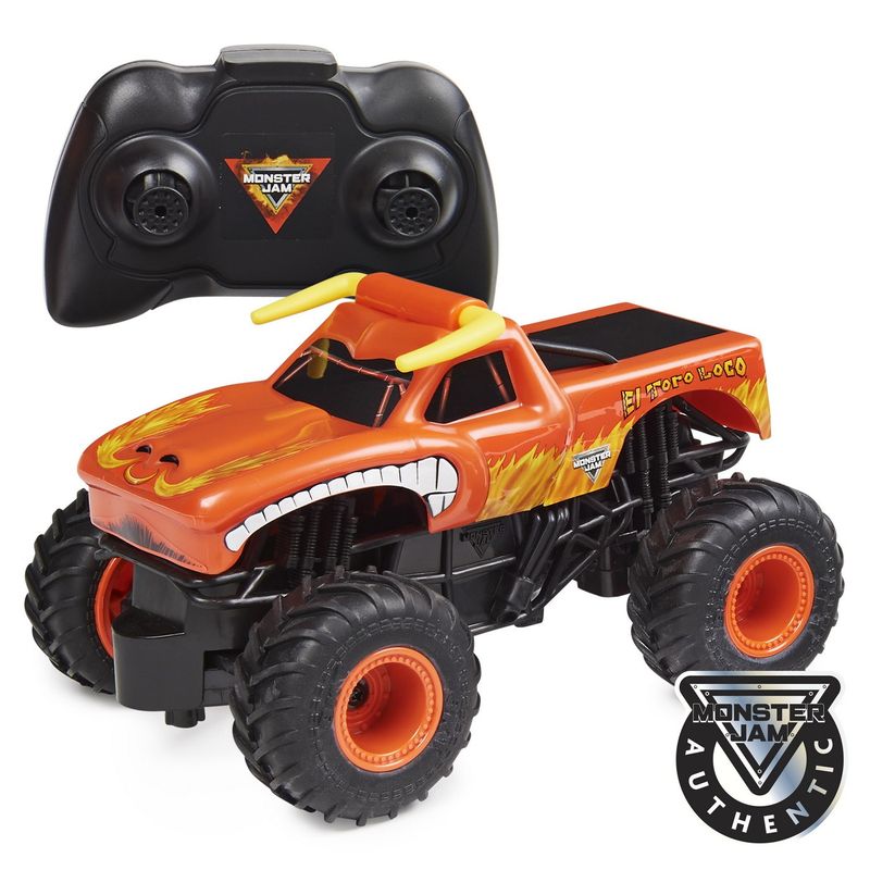 Jucarii, Copii si Bebe - Jucarii si jocuri - Vehicule si jucarii cu telecomanda - Masinute - Monster jam rc masinuta el toro loco scara 1:24 - Infinity.ro