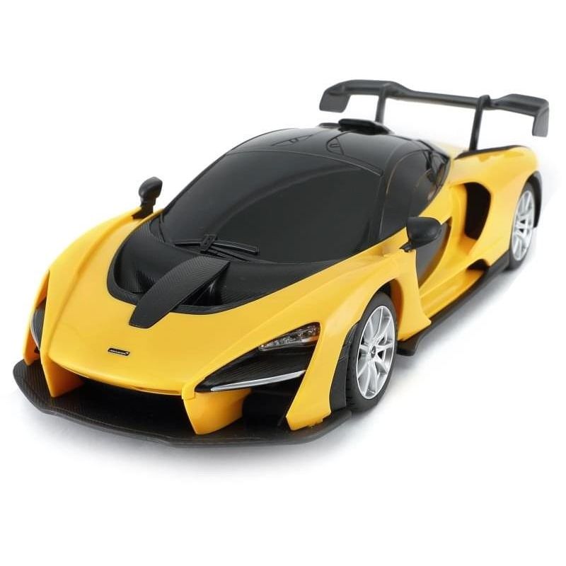 Jucarii, Copii si Bebe - Jucarii si jocuri - Vehicule si jucarii cu telecomanda - Masinute - Masina cu telecomanda mclaren senna galben cu scara 1 la 24 - Infinity.ro
