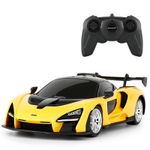 Jucarii, Copii si Bebe - Jucarii si jocuri - Vehicule si jucarii cu telecomanda - Masinute - Masina cu telecomanda mclaren senna galben cu scara 1 la 24 - Infinity.ro