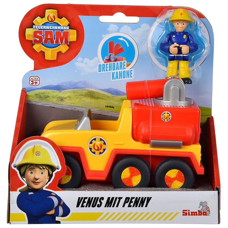 Jucarii, Copii si Bebe - Jucarii si jocuri - Vehicule si jucarii cu telecomanda - Masinute - Masina de pompieri Simba Fireman Sam Venus cu figurina Penny - Infinity.ro
