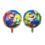 Casa si Gradina - Decoratiuni - Decoratiuni petrecere - Vesela pentru petrecere - Set 154 piese vesela petrecere Super Mario pentru 10 copi, servirea completa a mesei + baloane latex si folie aluminiu - Infinity.ro