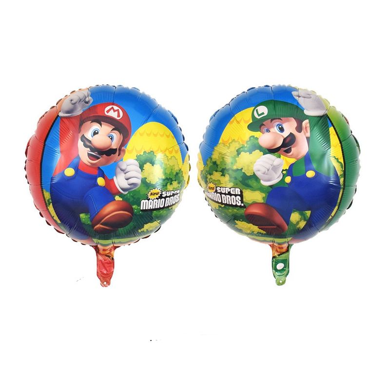 Casa si Gradina - Decoratiuni - Decoratiuni petrecere - Vesela pentru petrecere - Set 154 piese vesela petrecere Super Mario pentru 10 copi, servirea completa a mesei + baloane latex si folie aluminiu - Infinity.ro