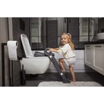 Jucarii, Copii si Bebe - Igiena si ingrijire - Baia bebelusului - Olite si reductoare WC - Reductor toaleta pliabil cu scara, BabyJem (Culoare: Corai) - Infinity.ro