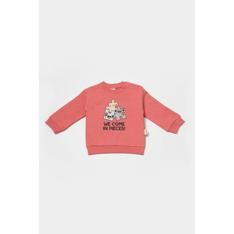 Fashion, accesorii si bijuterii - Copii - Imbracaminte copii - Treninguri si compleuri copii - Set hanorac si pantaloni, Two thread, 100%bumbac organic - Rose, BabyCosy (Marime: 12-18 Luni) - Infinity.ro